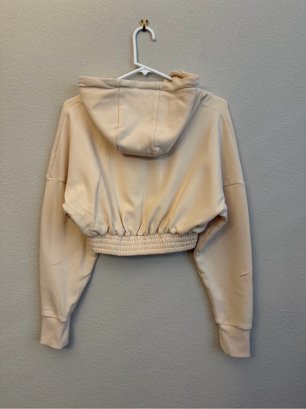 Kill Crew Cropped Hoodie in Cream Sz M - Picture 9 of 12